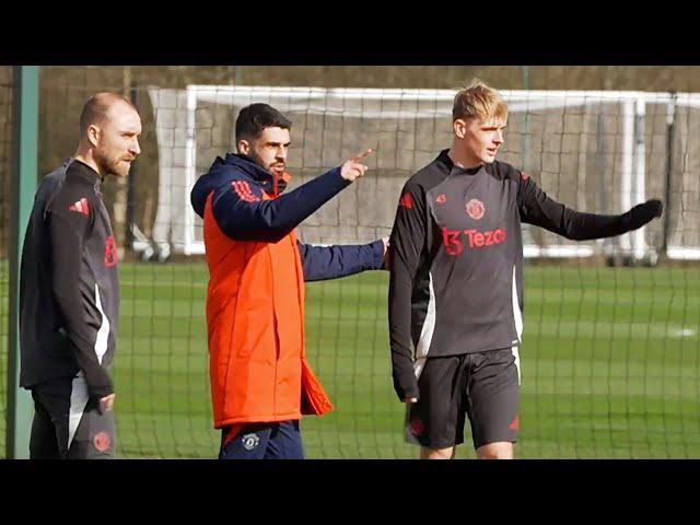 Collyer RETURNS! Maguire and Ugarte OUT | Man Utd train ahead of Real Sociedad in the Europa League