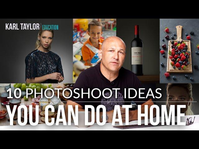 10 PHOTOSHOOT IDEAS that are EASY to try at home!