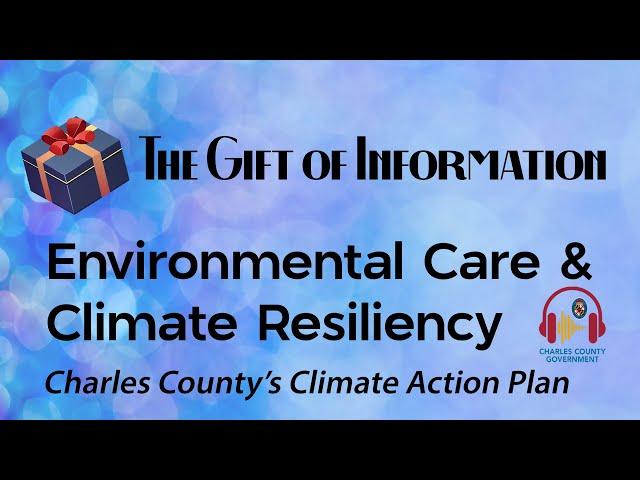 Gift of Information: Charles County Climate Action Plan