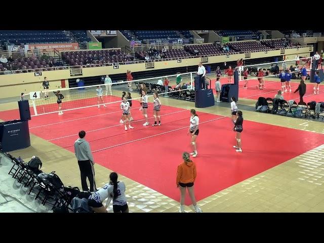 Hurricane Volleyball Club 15 National vs. U2VC 15 United Set 2 of 2 Shamrock Tournament