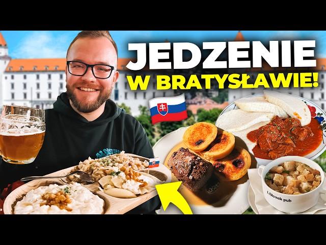 BRATYSŁAWA: RESTAURACJE i SŁOWACKIE JEDZENIE w Bratysławie - bryndzowe haluszki i pierogi [Słowacja]