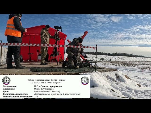 Чемпионат Федерации 2025. Стрельбы на дальние дистанции 22.02.2025