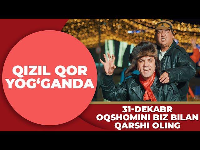 QIZIL QOR YOG‘GANDA  31 - DEKABR YANGI YIL BIZ BILAN!