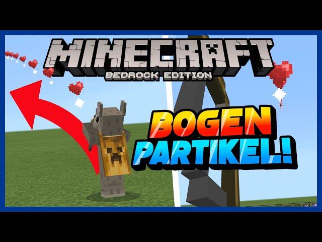 Bogen Partikel NUR mit Commands!  Minecraft Bedrock Tutorial