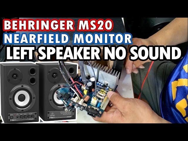 BEHRINGER MS20 Monitor Left Speaker NO SOUND OUTPUT!