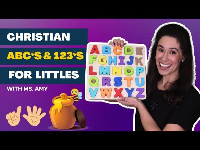 Christian Alphabet, letter sounds, counting, kind words for babies and toddlers. Christian learning