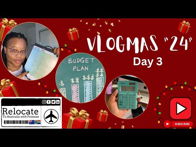 #Vlogmas2024 |Day3 |Money Date |Financial Planning |Weekly and Monthly Budget |Let’s talk Money