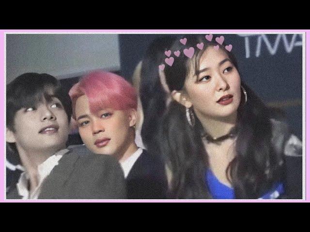 Jimin having a crush on Seulgi for 7 minutes straight~