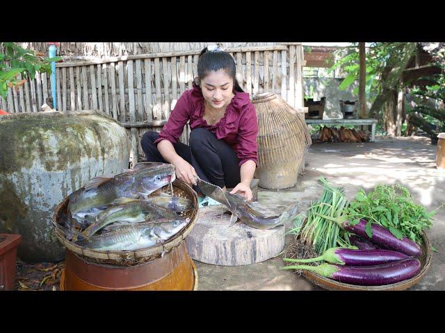 Countryside mommy yellow catfish with eggplants / 2 yummy recipes with yellow catfish