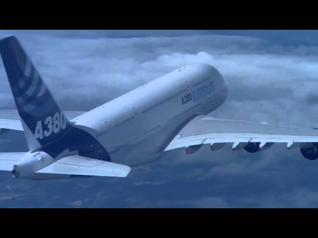 The Airbus A380 Takes Flight