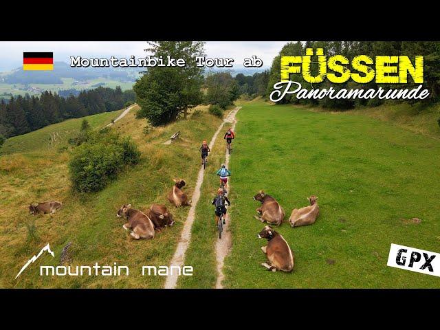 Füssen Panoramarunde - MTB-Tour | 800hm / 35km