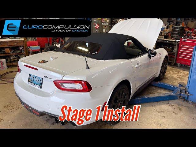 Finally Installing the Eurocompulsion Stage 1 on my Fiat 124 Spider Abarth.