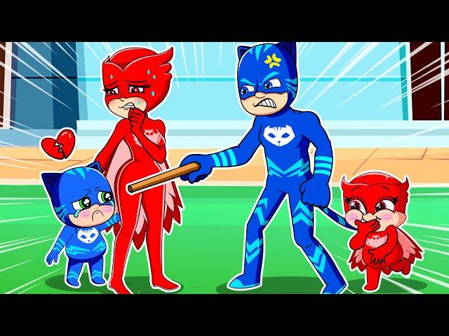 HAPPY OR UNHAPPY FAMILY ? | Catboy's Family Sad Story | PJ MASKS COMPLETE | PJ MASKS 2D Animation