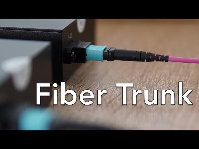 Was ist ein Fiber Trunk? - MTP/MPO Glasfaser Kabel von FS