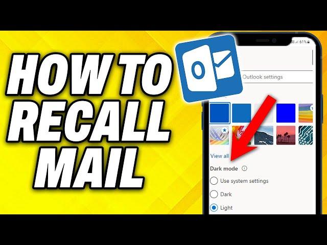 How To Recall Mail In Outlook Mobile App 2024