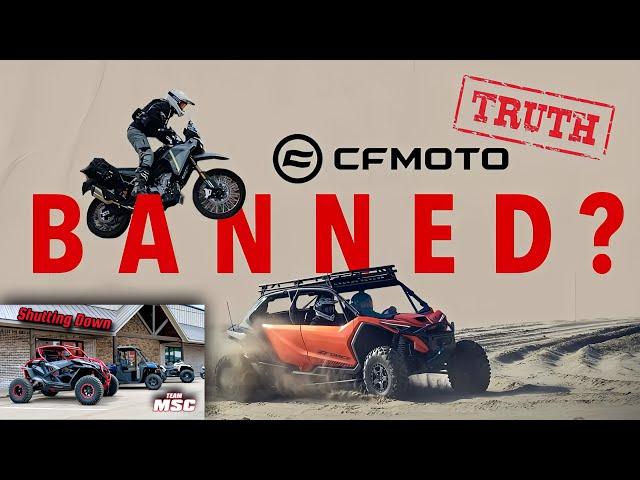 CFMOTO Ban In US Causes MSC Shutdown | What Will I Do Now?