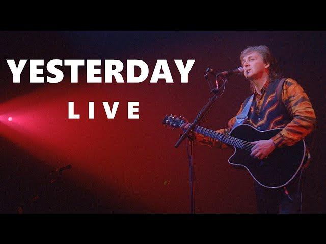 Yesterday Live from "Paul McCartney's Get Back" [Released 1991]