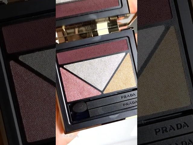 Prada Holiday 2024 Eyeshadow Palette 10 Platinum swatch