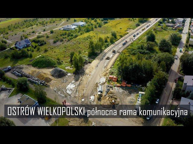 Przelot nad ramą północną Ostrów Wielkopolski 16.09.2022 | 4k Dron