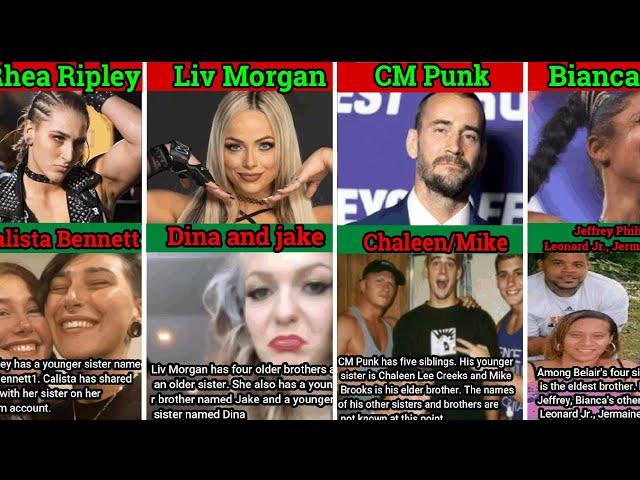 Real Life Sisters And Brothers WWE Superstars