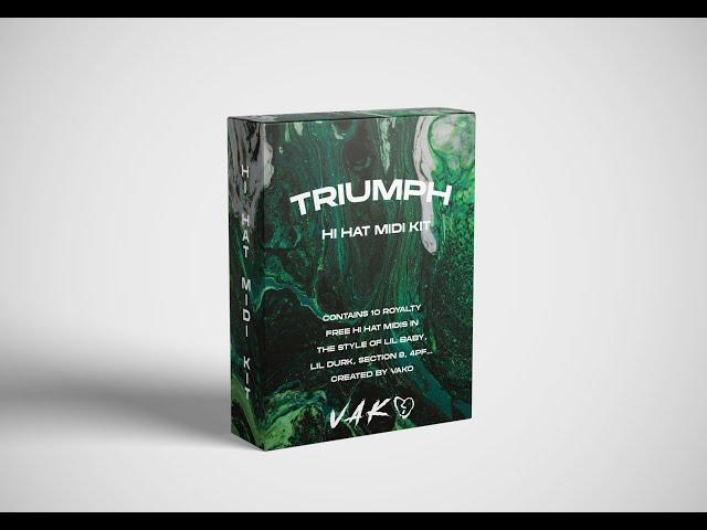 [FREE] Hi Hat Midi Kit (Lil Baby, Lil Durk, Section 8, 4PF) | Triumph