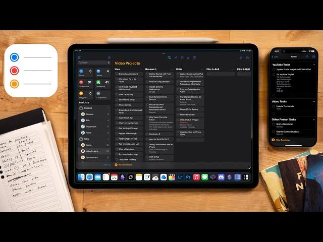 My Apple Reminders Setup: iPad Productivity