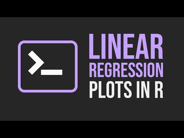 Linear Regression Plots in R