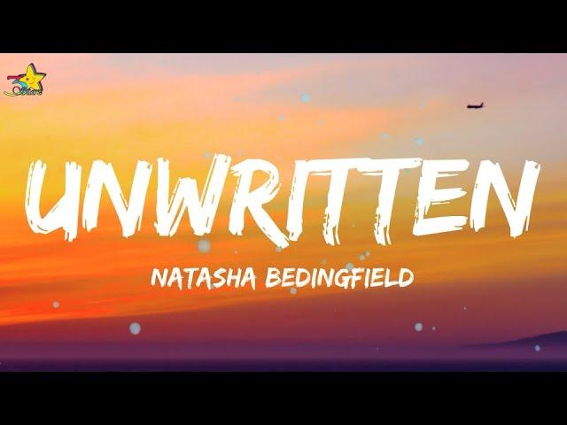 Natasha Bedingfield - Unwritten (Lyrics) Staring at the blank page before u open up the dirty window