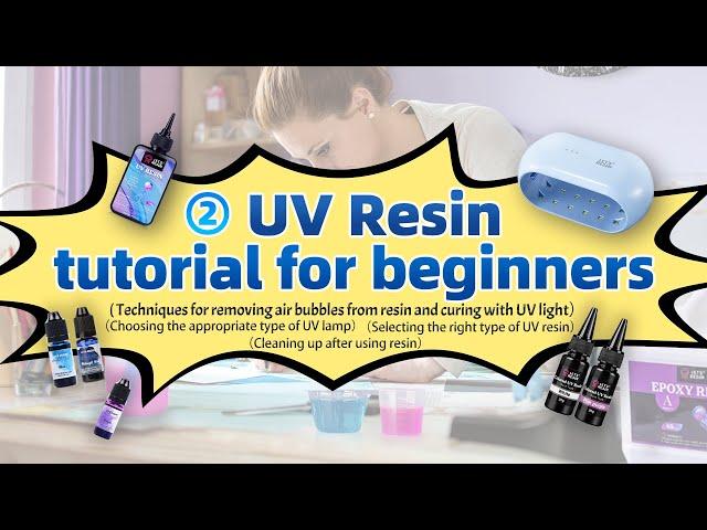 UV Resin Beginner Guide Episode 2: Bubble Removal & Lamp Selection