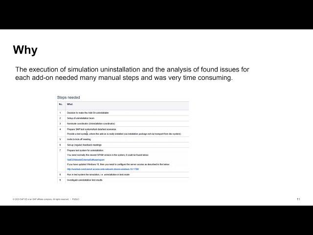 SAP Community call: Add-On Uninstallation Process & Simulation Tool