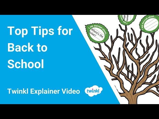 Top Tips for Back to School