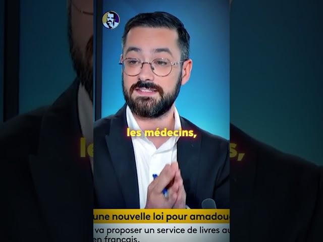 David Guiraud éteint un plateau en évoquant le serment d'Hippocrate sur la suppression de l'AME