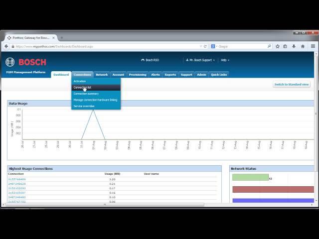 Porthos for Bosch Cellular: How to Ping a Device