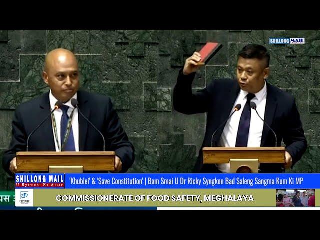 'Khublei Shibun' & 'Save Constitution' | Bam Smai U Dr Ricky Syngkon Bad Saleng Sangma Kum Ki MP