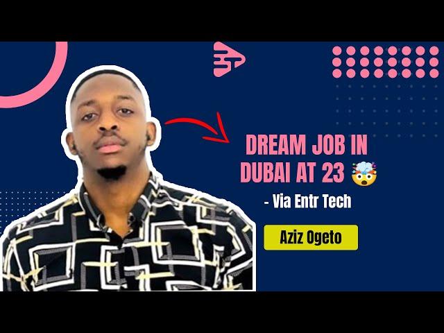 Dream Job in Dubai at 23!