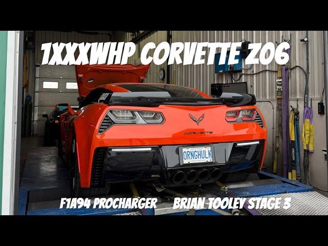 1xxxWHP Procharged C7 Corvette Z06 Makes Huge Power | BTR stage 3 | F1a 94 Pro Charger