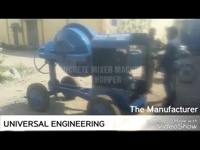 CONCRETE MIXER MACHINE NON HOPPER (1Bag) 10/7 , MAKE: UNIVERSAL ENGINEERING, BRAND: CONTRACTOR