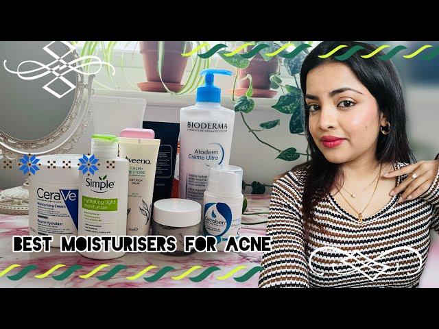 ₊˚⊹ My Tried and Tested best moisturisers for (Sensitive )Acne Prone skin₊˚⊹ 