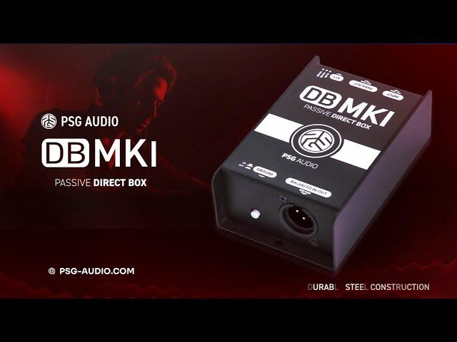 PSG Audio DB-MK1 Direct Box For Studio & Live Production