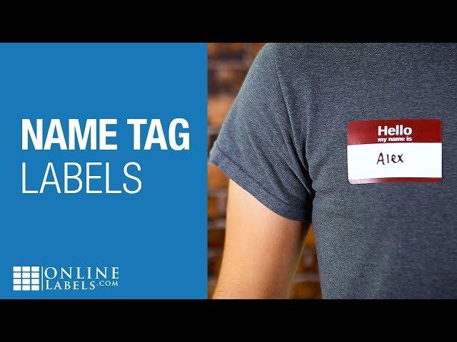 Name Tag Labels | Product Overview