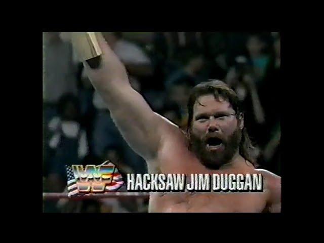 Jim Duggan vs Damian Demento   All American April 11th, 1993