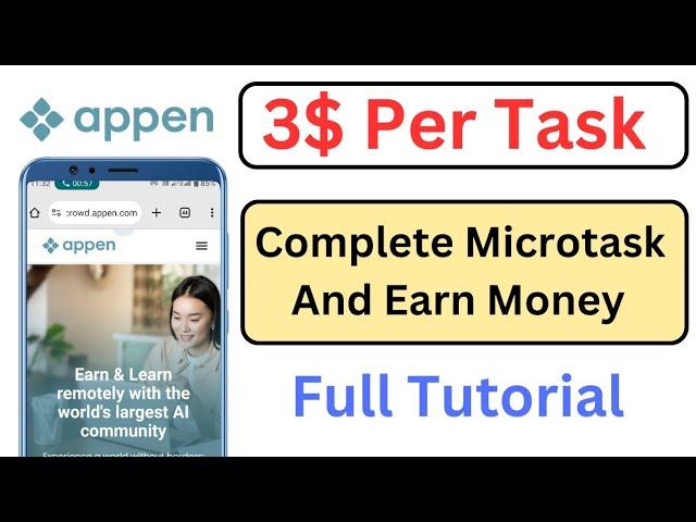 earn 2$ per 10 minutes with microtask | microtask jobs online | short tasks earn money