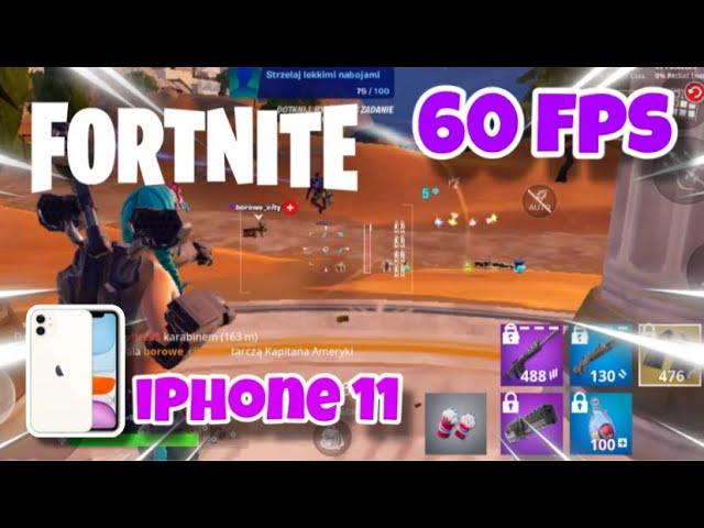 iPhone 11: Fortnite Mobile 60 FPS Gameplay: Very smoothly