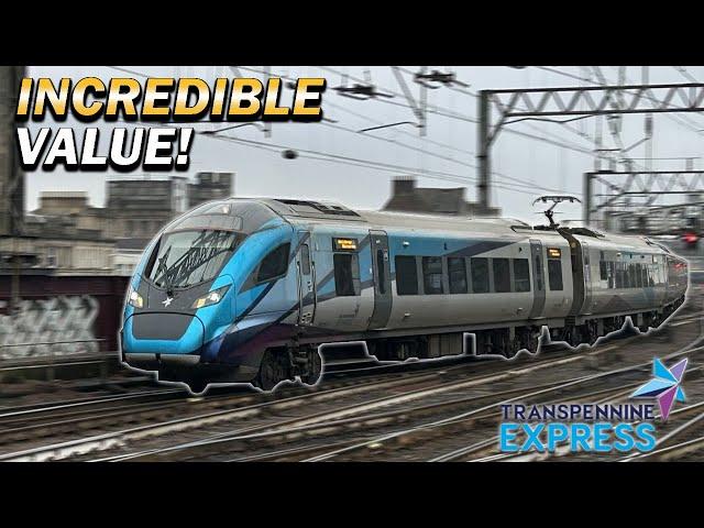 My BEST VALUE UK Train Trip of 2024 - Glasgow to Liverpool with TransPennine Express in FIRST CLASS!