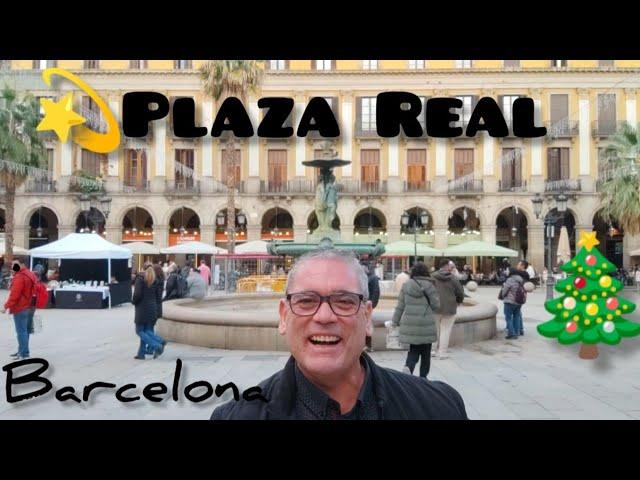 PLAZA REAL de BARCELONA Visitamos esta preciosa plaza ya preparada para Navidad