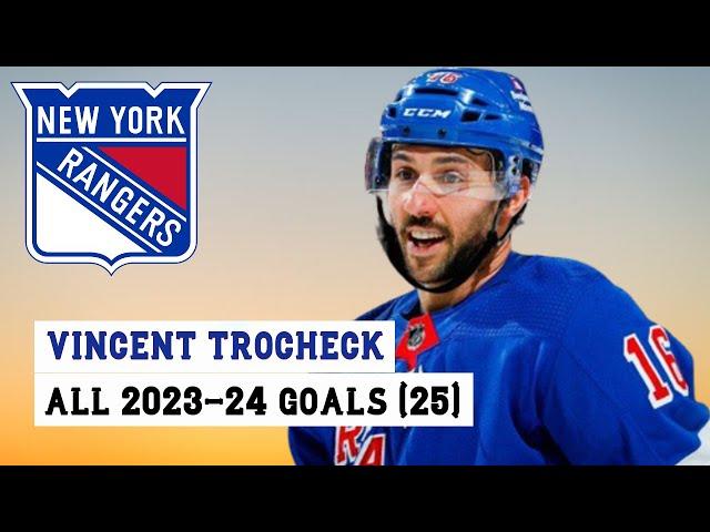 Vincent Trocheck (#16) All 25 Goals of the 2023-24 NHL Season