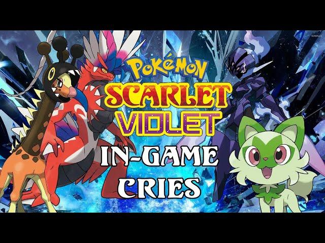 All Gen 9 Pokemon Cries