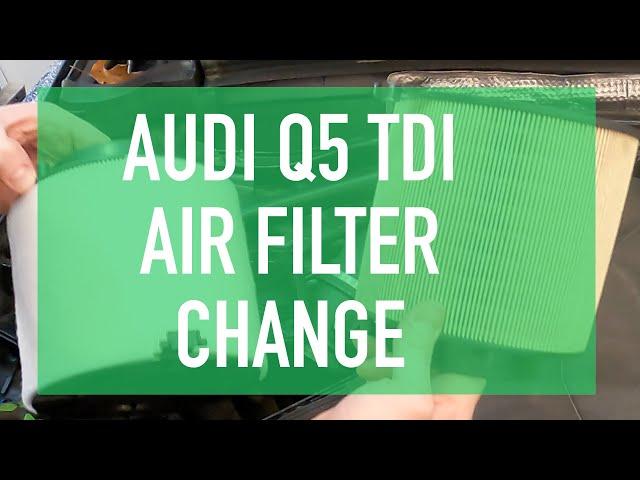 Audi Q5 TDI Air Filter Change How-To