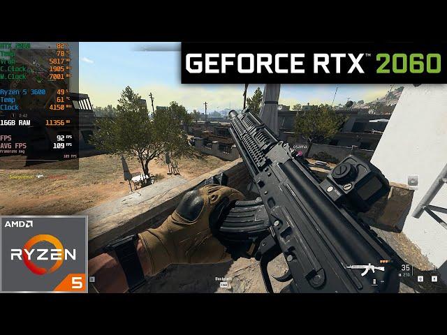 Call of Duty : Warzone 2.0 - RTX 2060 6GB + Ryzen 5 3600 Competitive Settings