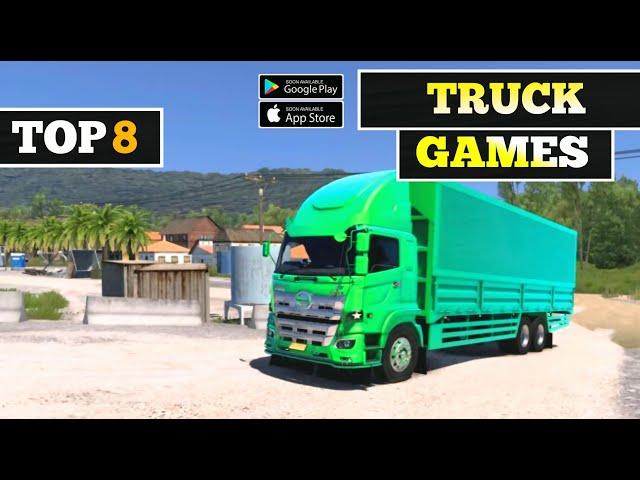 Top 8 Best Truck Driving games for Mobile | Best Games For Android on 2025